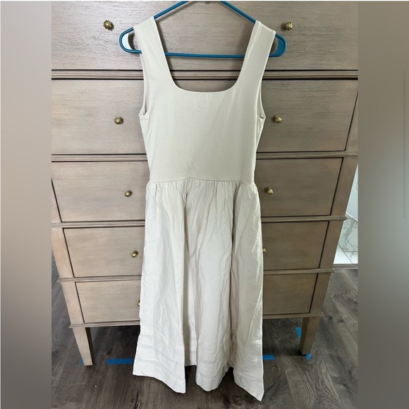 Drop Waist Mixy Dress in Natural - XS - Picture 3 of 7
